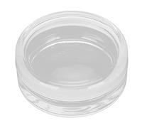 Bognajin Transparent Glass Watch Oil Washing Jar, Thickened for Durability, Sealing with Well Fitted Cover, Ideal for Watchmakers and Repair Workers, 9cm Diameter x 3.5cm Height