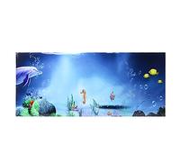 Bognajin Waterproof Aquarium Background Wall Sticker, PVC Self Adhesive Fish Tank Decoration, High Transparency, Sturdy and Fadeless, 4 (91 * 50cm)