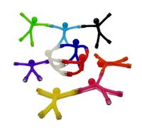 Bogoro 10 Pièces Jouets en Feuilles Magnétiques Mignon Rubber Aimant Les Hommes Aimants Aimant Tableau Blanc Aimant Frigo Créativité Intérêt Cadeau