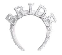 Bogoro Bride Couronne, Serre-Tête Fausses Perles, Bandeau Mariée, Accessoires Pour Cheveux de Mariage Pour Femmes