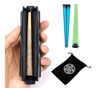 Bogoro Rouleuse à Cigarette Manuel Portable, Machine à Rouler les Joints, Pour Tabac à Rouler, 2 Joint-Étui (Noir)