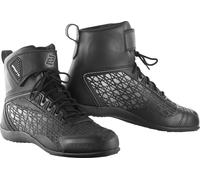 Bogotto Aaron Bottes de moto, Noir/Blanc, Taille 46