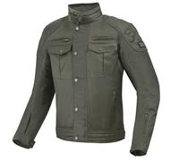 Bogotto Barton Veste cirée de moto imperméable, vert, taille L pour homme