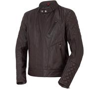 Bogotto Chicago Retro Veste en cuir de moto, Marron, Taille 48