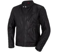 Bogotto Chicago Retro Veste en cuir de moto, noir, Taille 48