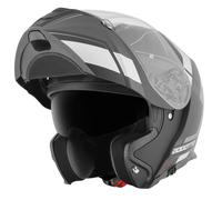 Bogotto FF403 Murata casque rabattable, noir-gris-blanc, taille S pour homme