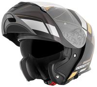 Bogotto FF403 Murata casque rabattable, Noir/Or, Taille S (55/56)