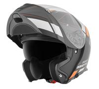Bogotto FF403 Murata casque rabattable, Orange/Noir, Taille XS (53/54)