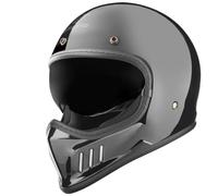 Bogotto FF980 Casque Caferacer Cross, Schwarz, L