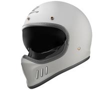 Bogotto FF980 Casque de croix Caferacer, gris, taille XL pour homme