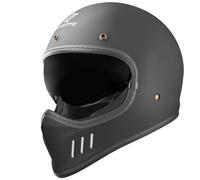 Bogotto FF980 Casque de croix Caferacer, noir, taille S pour homme
