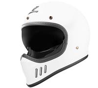 Bogotto FF980 Casque de Croix Caferacer, weiß Matt, L