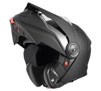 Bogotto FG-102 Casque rabattable en fibre de verre Enduro, Noir mat, Taille XL