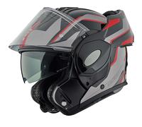 Bogotto FS-X600 Vyda Casque, noir mat/gris/rouge, Taille XS