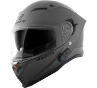 Bogotto H153 BT Bluetooth Casque, Gris mat, Taille L (59/60)