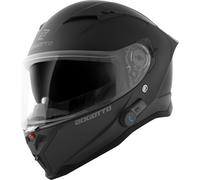 Bogotto H153 BT Bluetooth Casque, Noir mat, Taille S (55/56)