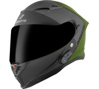 Bogotto H153 BT SPN Bluetooth Casque, noir-vert, taille L pour femmes