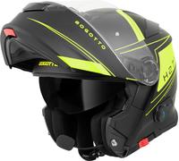 Bogotto H271 Taog Bluetooth Casque, noir-jaune, taille XS pour homme