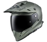 Bogotto H331 Casque d’Enduro, Vert Mat, M (57/58)
