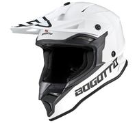 Bogotto H337 MX Casque de motocross, Blanc, Taille M (57/58)