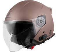 Bogotto H586 BT Solid Bluetooth Casque jet, brun, taille M pour femmes