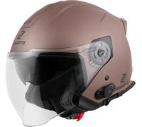 Bogotto H586 BT Solid Bluetooth Casque jet, brun, taille L pour femmes