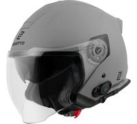 Bogotto H586 BT Solid Bluetooth Casque jet, gris, taille L pour homme