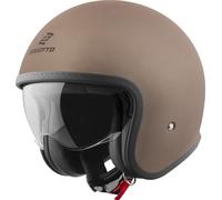 Bogotto H589 Solid Casque jet, brun, taille XS pour homme