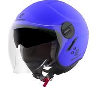 Bogotto H595-1 SPN Casque jet, bleu, taille S pour homme