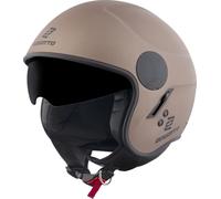 Bogotto H595 SPN Casque Jet, Braun Matt, M