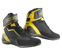 Bogotto Mix Disctrict Chaussures de moto, noir/jaune, Taille 41