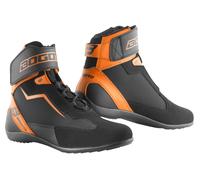 Bogotto Mix Disctrict Chaussures de moto, noir/orange, Taille 36