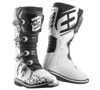 Bogotto MX-3 Camo Bottes de motocross, Noir/Blanc, Taille 44