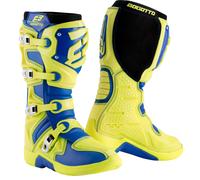 Bogotto MX-6 Bottes de motocross, bleu/jaune, Taille 43