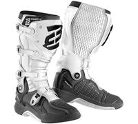 Bogotto MX-7 G Bottes de motocross, Noir/Blanc, Taille 39