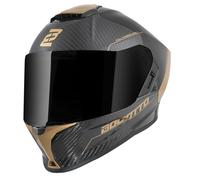 Bogotto Phantom Carbon Casque, Noir/Or, Taille L