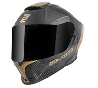Bogotto Phantom Carbon Casque, Noir/Or, Taille XL (61/62)