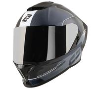 Bogotto Phantom Combo Carbon Casque, bleu/noir/blanc, Taille L