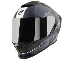 Bogotto Phantom Combo Carbon Casque, bleu/noir/blanc, Taille S
