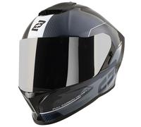 Bogotto Phantom Combo Carbon Casque, bleu/noir/blanc, Taille XXL (63/64)
