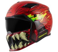 Bogotto Radic Bestia 22.06 Casque, Rouge/Noir/Jaune, Taille M