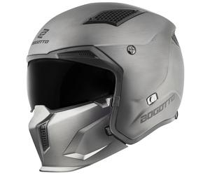 Bogotto Radic Scratch ECE 22.06 Casque, argent, taille 2XL pour homme