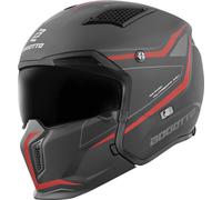 Bogotto Radic WN-ST 22.06 Casque, noir-rouge, taille L pour homme