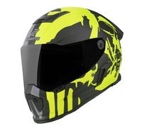 Bogotto Rapto Demon Casque, gris-jaune, taille 2XL pour femmes