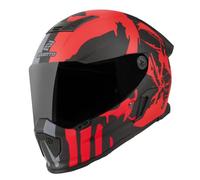 Bogotto Rapto Demon Casque, gris-rouge, taille M pour homme