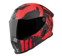 Bogotto Rapto Demon Casque, gris-rouge, taille M pour homme