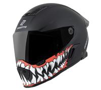 Bogotto Rapto Jaws Casque, noir-rouge, taille S pour homme