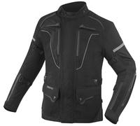 Bogotto Shado Veste textile de moto imperméable laminée 2en1, noir, Taille L