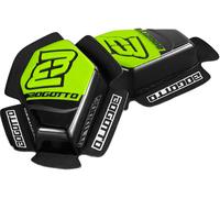 Bogotto Sport Curseur de genou, noir/jaune, Taille unique