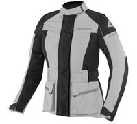 Bogotto Tampar Tour imperméable dames moto textile veste, noir-gris, taille S pour femmes